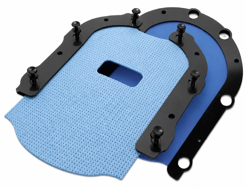 HybridCast Essential SRS mask, front view